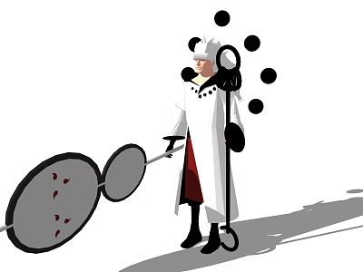 Modern game character Naruto spot 3d model Modern game character Naruto spot 3d model