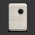Vintage Mobile Phone White Body With Antenna Numeric Keypad Classic Design