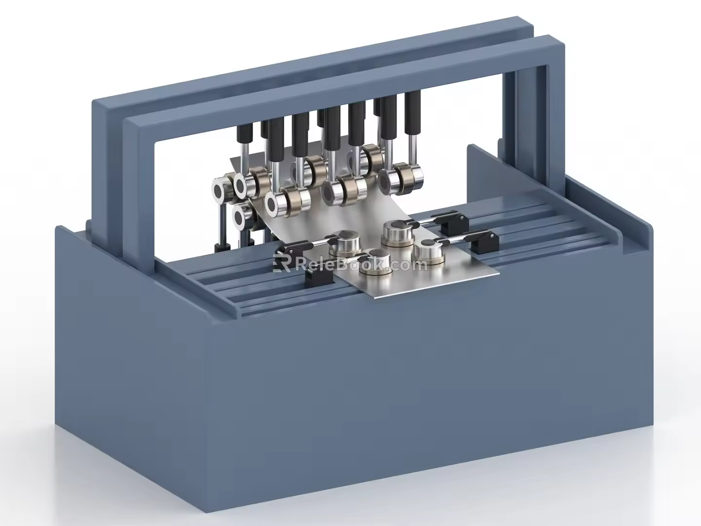 Multi-position forming machine processing equipment lathe machine tool industrial equipment 3d model