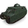 Italian Heavy Tank 3d model