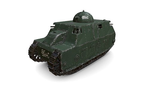 Italian Heavy Tank 3d model