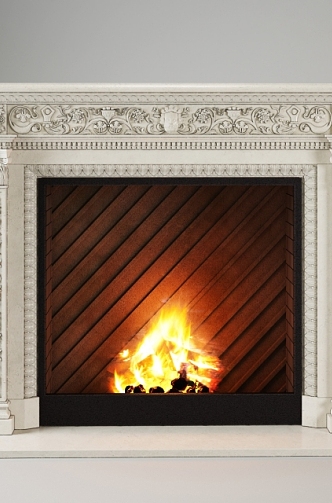 Fireplace 3d model