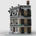 LEGO Toy Building Townhouse House House Building 3d model