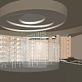New Chinese Library 3d model