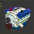 Engine Racing Engine Racing Engine Car Engine Car Engine Car Engine Vehicle 3d model