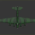 Green Camouflage Space Shuttle Model With Detailed Wing Structure And Design