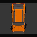 Orange Electric Toy SUV Car With Modern Design And Stylish Wheels
