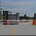 Modern Automatic Double Fence Barrier Gate System For Parking Lot Vehicle Access Control