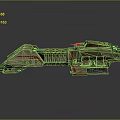 Futuristic Spacecraft Exterior Design With Sci Fi Details For Deep Space Exploration