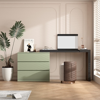 Modern Dresser 3d model