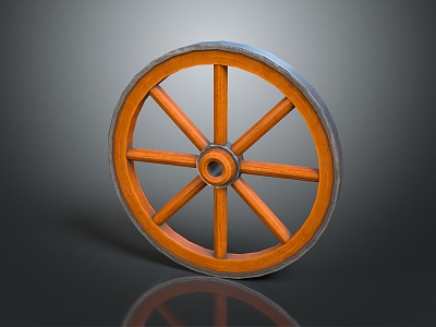 modern axle carriage axle 3d model