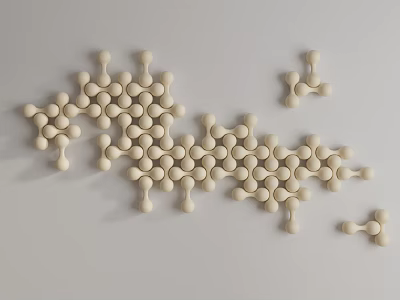 Modern wall decoration 3d model