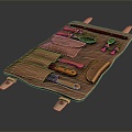 Modern tool kit tool bag 3d model