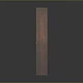 Vintage Antique Wooden Door With Intricate Carved Panels And Golden Handle