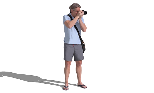 modern man 3d model