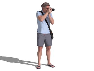 modern man 3d model