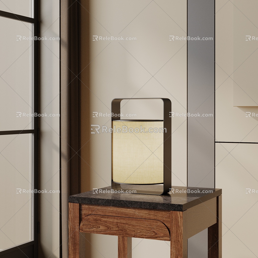 Modern table lamp 3d model