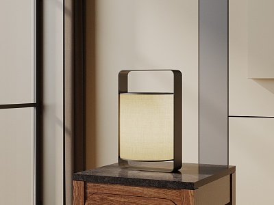 Modern table lamp 3d model