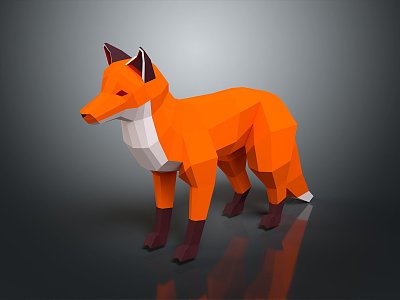 Fox Cartoon Fox Small Fox Cartoon Characters Cartoon Animals Cartoon Small Animals Game Characters model