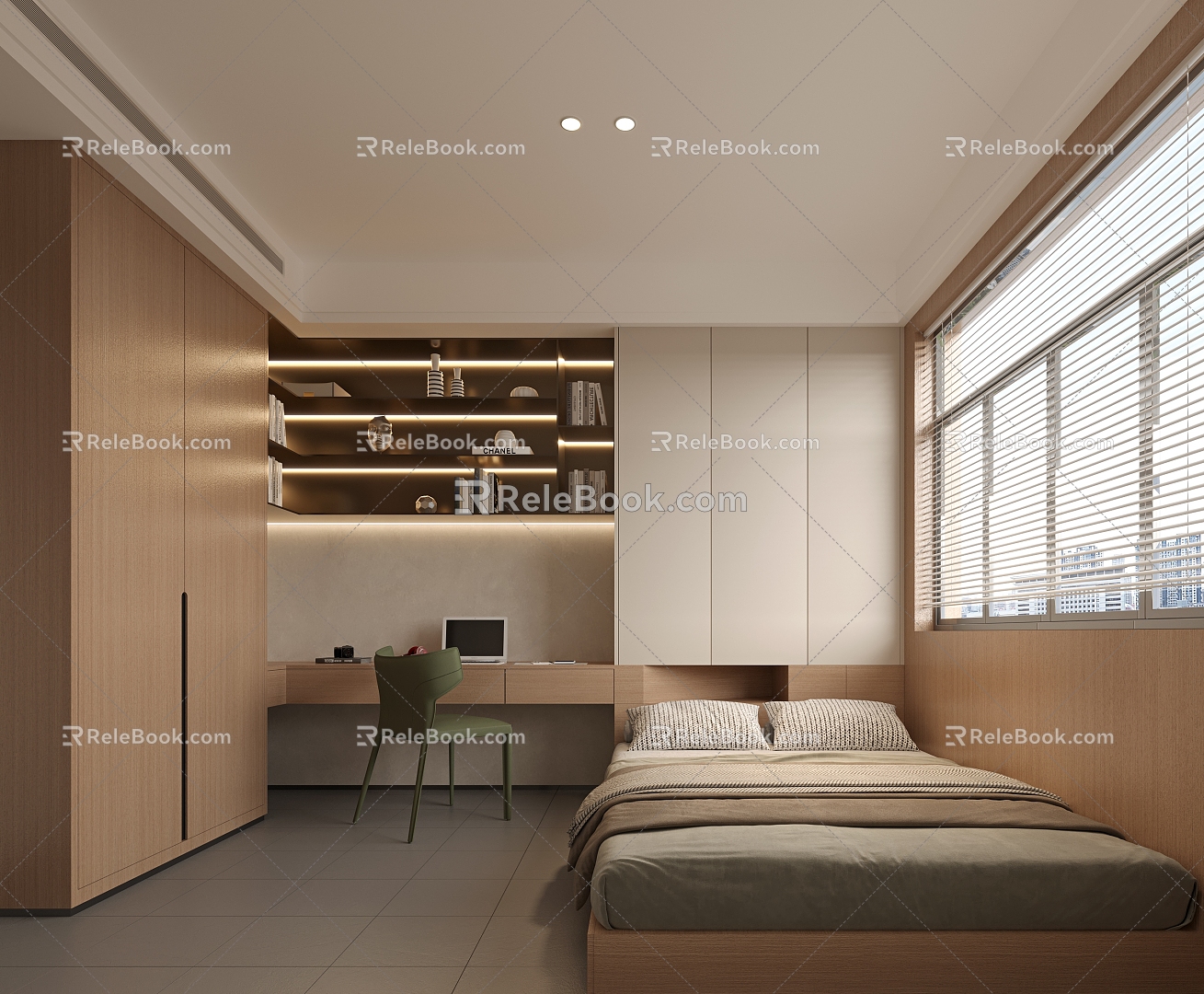 Modern Bedroom 3d model