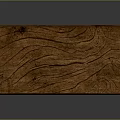Classic Wooden Table With Unique Wood Grain And Curved Decorative Legs