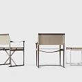 Modern Leisure Chairs In Three Designs With Metal Frames And Fabric Seats