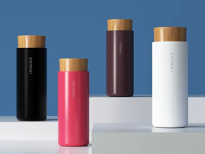 Ins thermos cup lock thermos cup water cup 3d model Ins thermos cup lock thermos cup water cup 3d model