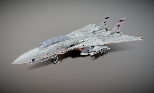 F14 Tomcat Fighter 3d model