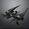Futuristic Aerospace Spacecraft With Sleek Wings And Cosmic Exploration Design