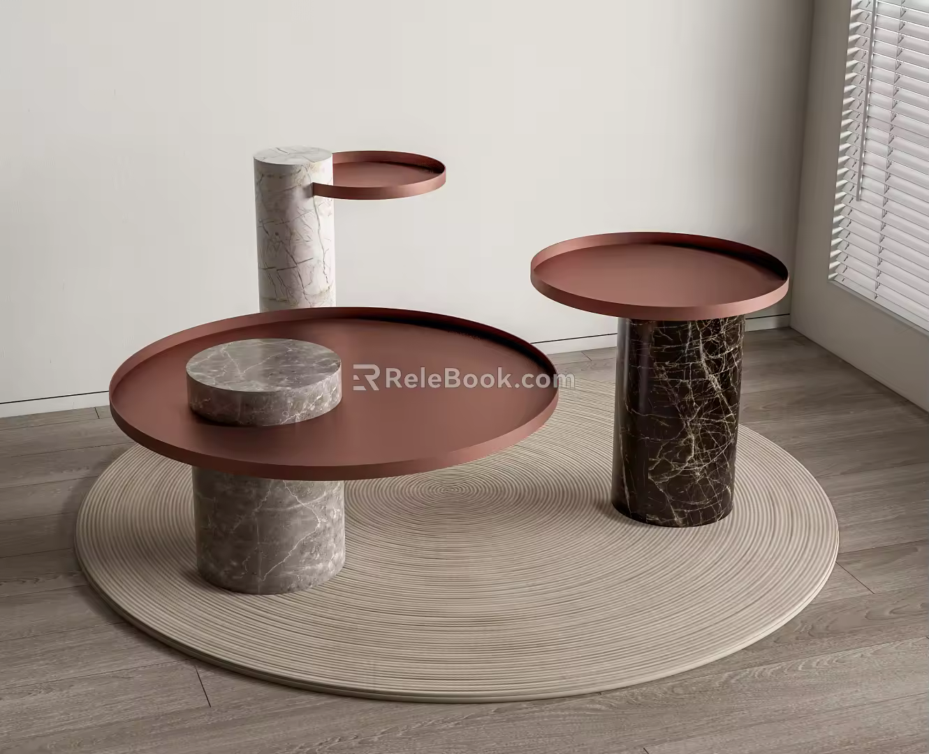 Modern combination of several sides and several corners 3d model
