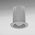 Red Cylindrical Decorative Object With Circular Base And Smooth Surface 3d model