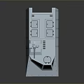 White Armored 6x6 Wheeled Tank With Modern Turret And Machine Gun Design