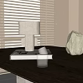 Modern table lamp 3d model
