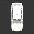 Yellow Modern Taxi Car With Roof Sign Side Checkerboard Pattern And Front Headlights