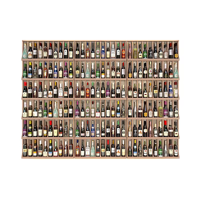 Modern Wine Cabinet Red Wine Cabinet Rack 3d model Modern Wine Cabinet Red Wine Cabinet Rack 3d model