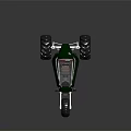 Modern Off Road Vehicle Featuring Oversized Tires And Open Cockpit Design