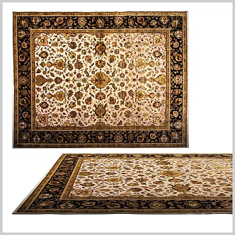 American Carpet European Carpet Classical Carpet Homestay Carpet Southeast Asian Carpet Retro Carpet Living Room Carpet Bedroom Carpet Ethnic Carpet Style 3d model
