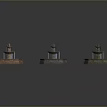 Multiple Decorative Fountains With Various Designs Different Styles And Colored Stone Bases