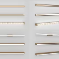 Modern wall lamp simple mirror headlight 3d model