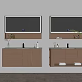 Modern Bathroom Vanity Cabinet With Light Wood Finish Mirror Storage Drawers Sink And Toiletries