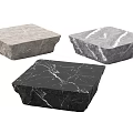 Natural Stone Components With Square Shape And Marble Texture In Different Colors