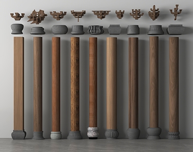 New Pillars Ancient Pillars 3d model