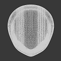 Futuristic Shiny Metallic Helmet With Detailed Design And Smooth Surface On Dark Background