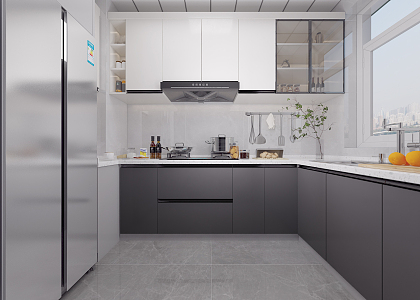 Modern Kitchen 3d model