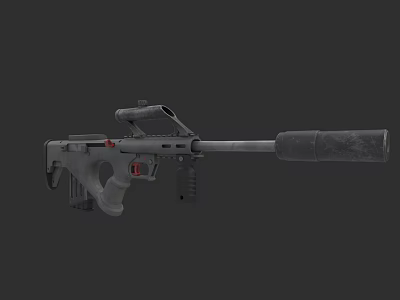 Bullpuppy Tropless Rifle FPS Game Military Weapons 3d model Bullpuppy Tropless Rifle FPS Game Military Weapons 3d model