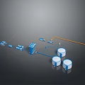 Technical Equipment Setup Featuring Multiple Servers Network Devices And Data Storage Units
