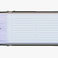 White Commercial Minibus With Multiple Passenger Seats Spacious Windows And Rear View