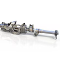 Heavy Duty Industrial Metal Mechanical Tool With Complex Structure And Detailed Components