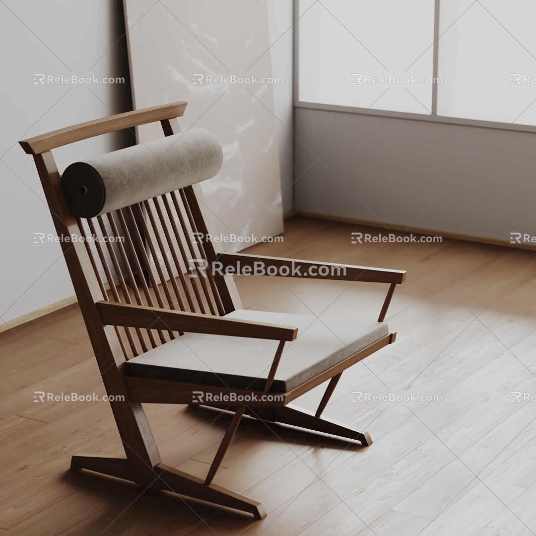 Quiet Leisure Chair Recliner 3d model