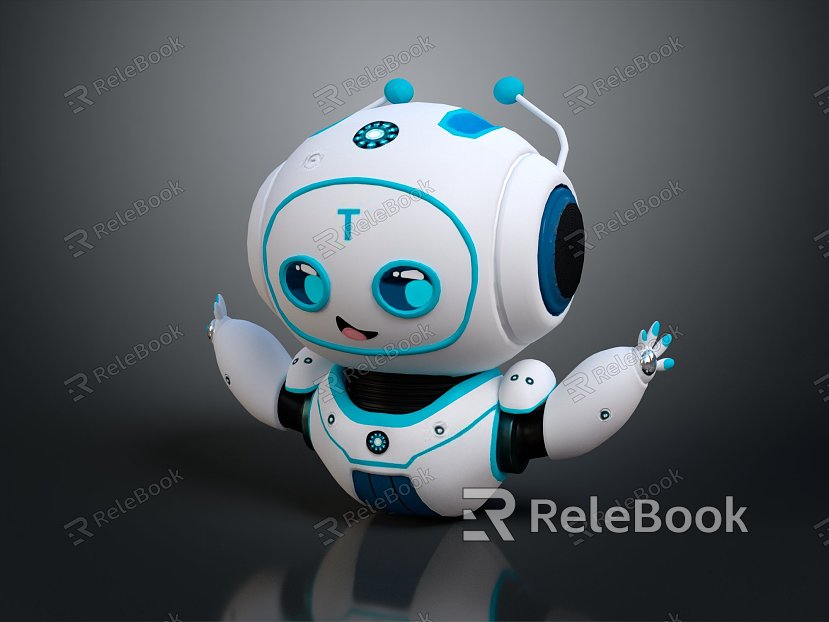 Modern Robot Intelligent Robot Cartoon Robot Animation Robot model